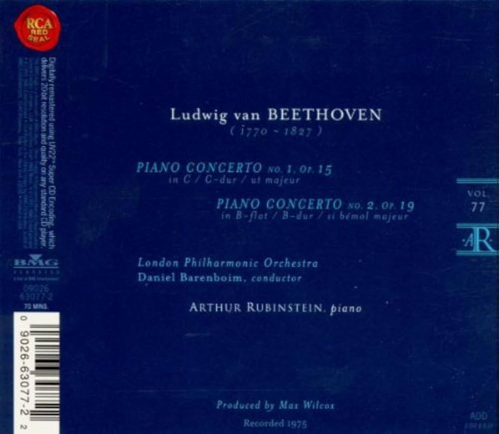 Amazon.com: Rubinstein Collection, Vol. 77: Beethoven: Piano
